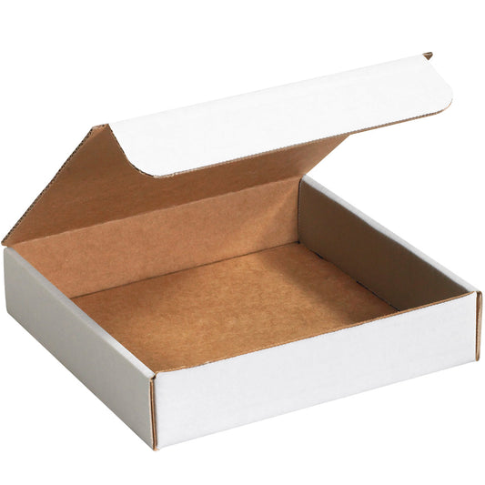 9 x 9 x 2 White Literature Mailers  50/Bundle